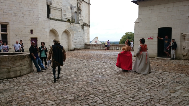 Rappresentazione in costume nel Castello di Saumur