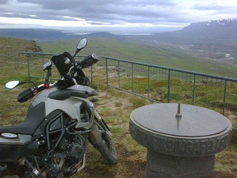 La pista F85 verso Vopnafjörður