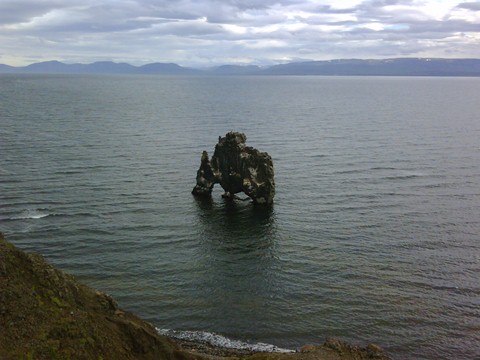 Lo scoglio di Hvitserkur